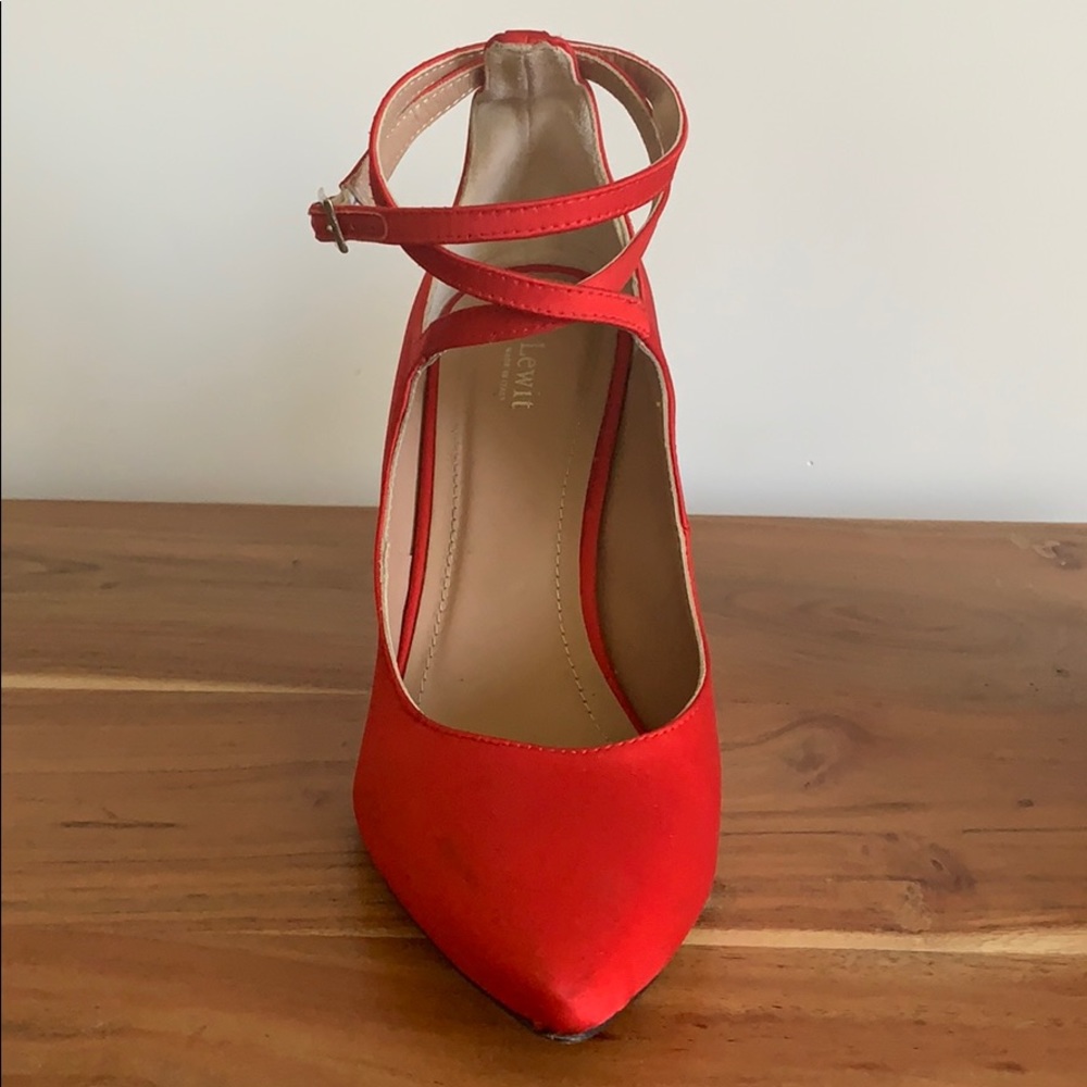 Statement Red Pointed Heels - image 2